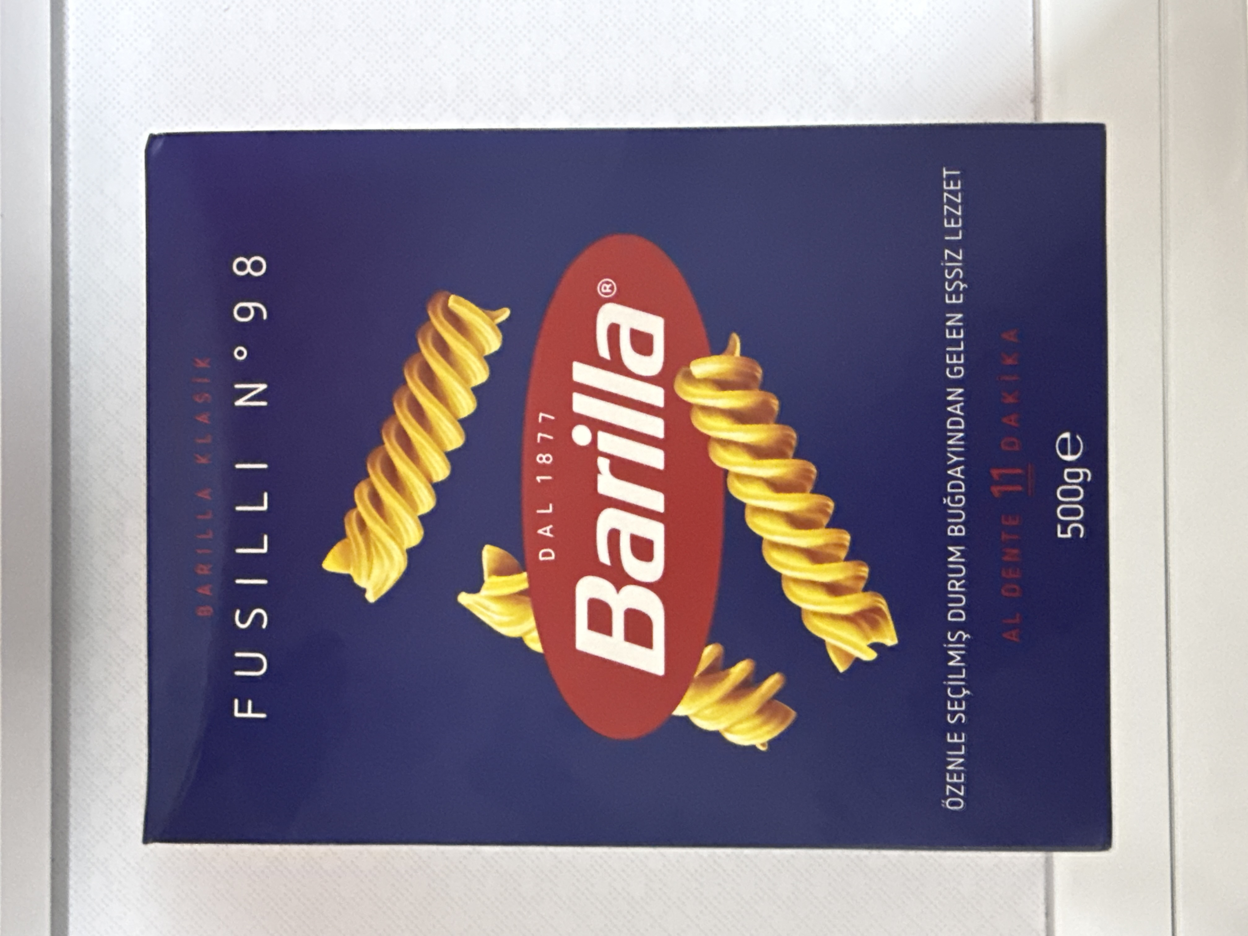 Barilla Fusilli No:98 500GM